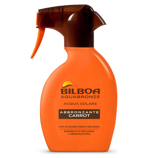 Bilboa Aquabronze Acqua Solare Abbronzante Carrot - 250ml Solari Protezione Corpo