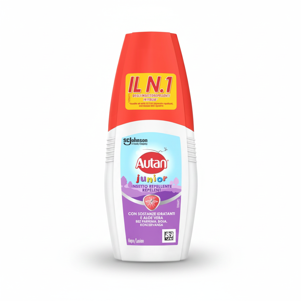 Autan Junior Spray Repellente Insetti Bambini – Sfondo bianco