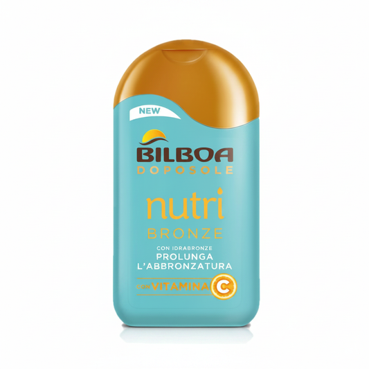 Bilboa Doposole Nutri Bronze Vitamina C su sfondo bianco