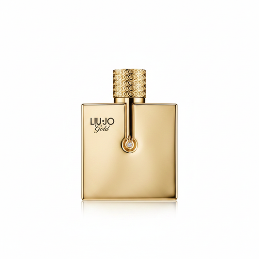 Liu Jo Gold Eau de Parfum 75ml su sfondo bianco