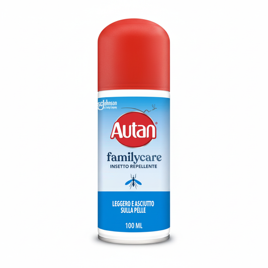 Autan Family Care Spray Repellente Insetti 100ml – Sfondo bianco