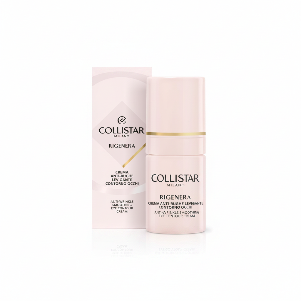 Collistar Rigenera Crema Anti-Rughe Levigante Contorno Occhi su sfondo bianco