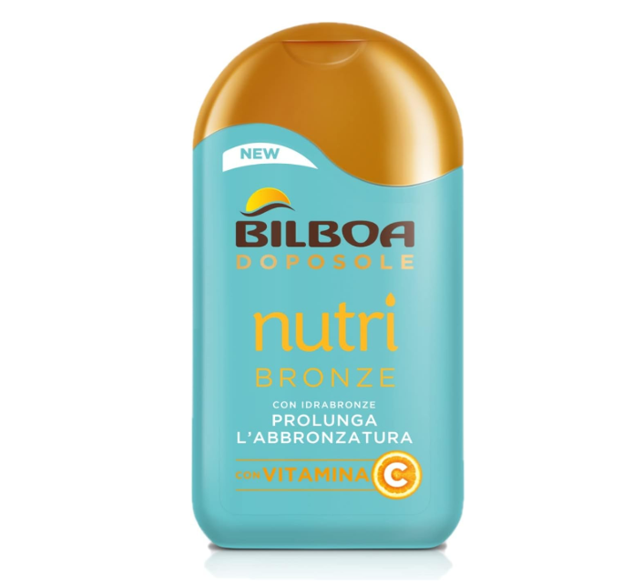 Bilboa Doposole Nutri Bronze - con Vitamina C e Idrabronze, Prolunga l'Abbronzatura 200ml Solari
