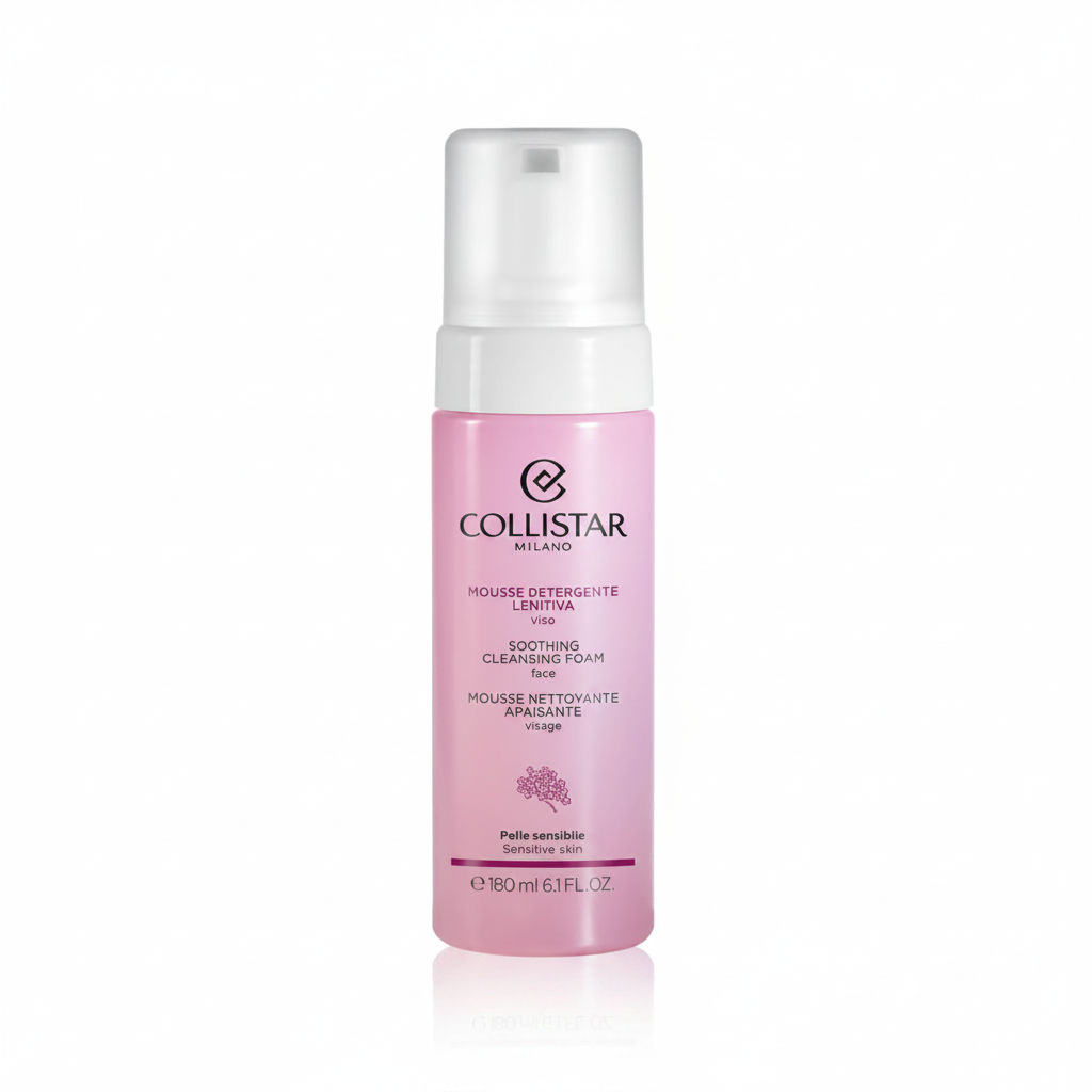 Collistar Mousse Detergente Lenitiva 180ml su sfondo bianco
