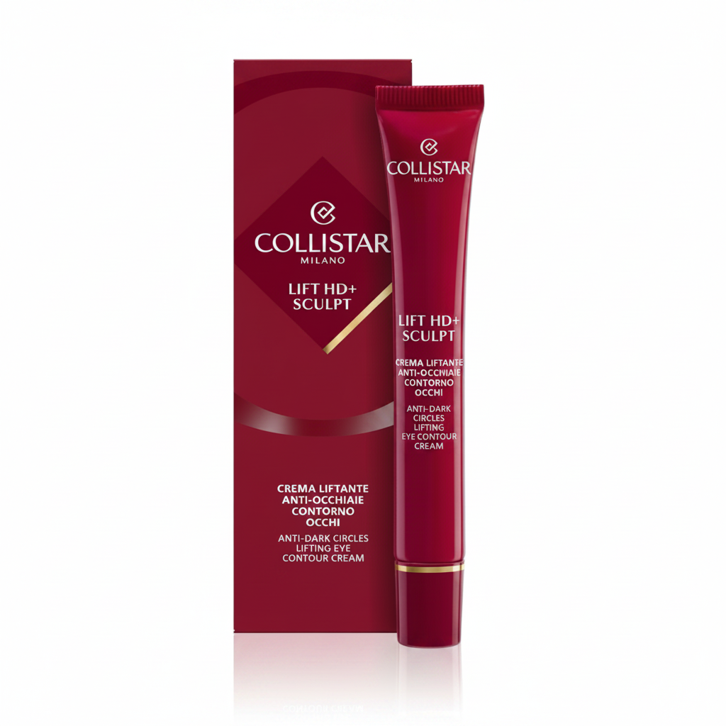 Collistar Lift HD+ Sculpt Crema Liftante Anti-Occhiaie Contorno Occhi su sfondo bianco