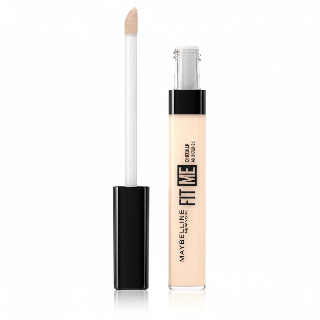 Maybelline Fit Me Concealer su sfondo bianco