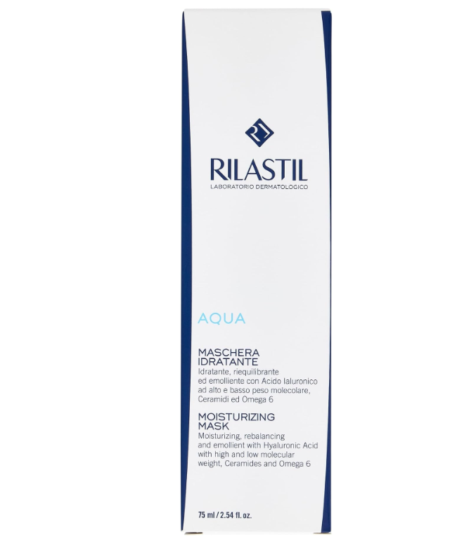 Rilastil Aqua Maschera Idratante 75ml – confezione originale bianca e blu