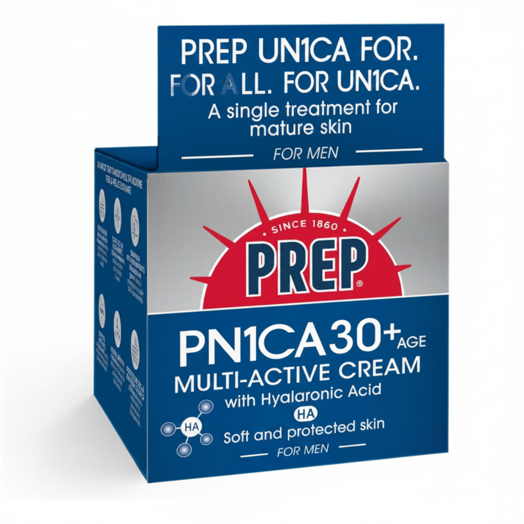 PREP UN1CA 30+ Multi-Active Cream For Men – foto prodotto sfondo bianco