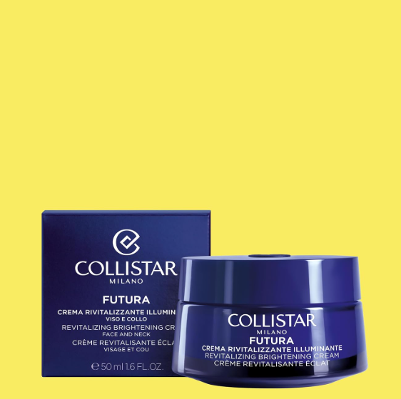 Collistar Futura Crema Rivitalizzante Illuminante 50ml - vasetto e confezione navy blue