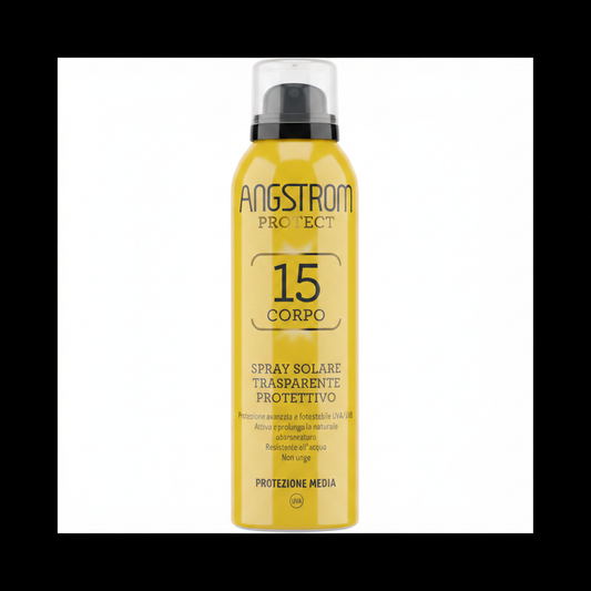 Angstrom Protect SPF15 Spray Solare 150ml – foto prodotto sfondo bianco