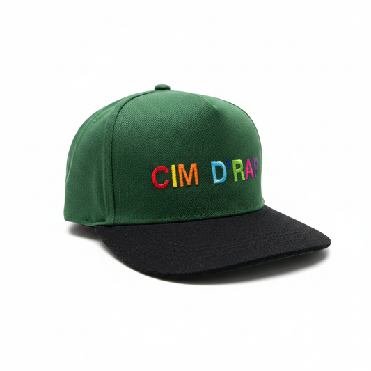 KOKOBO Snapback CIM D'RAP su sfondo bianco
