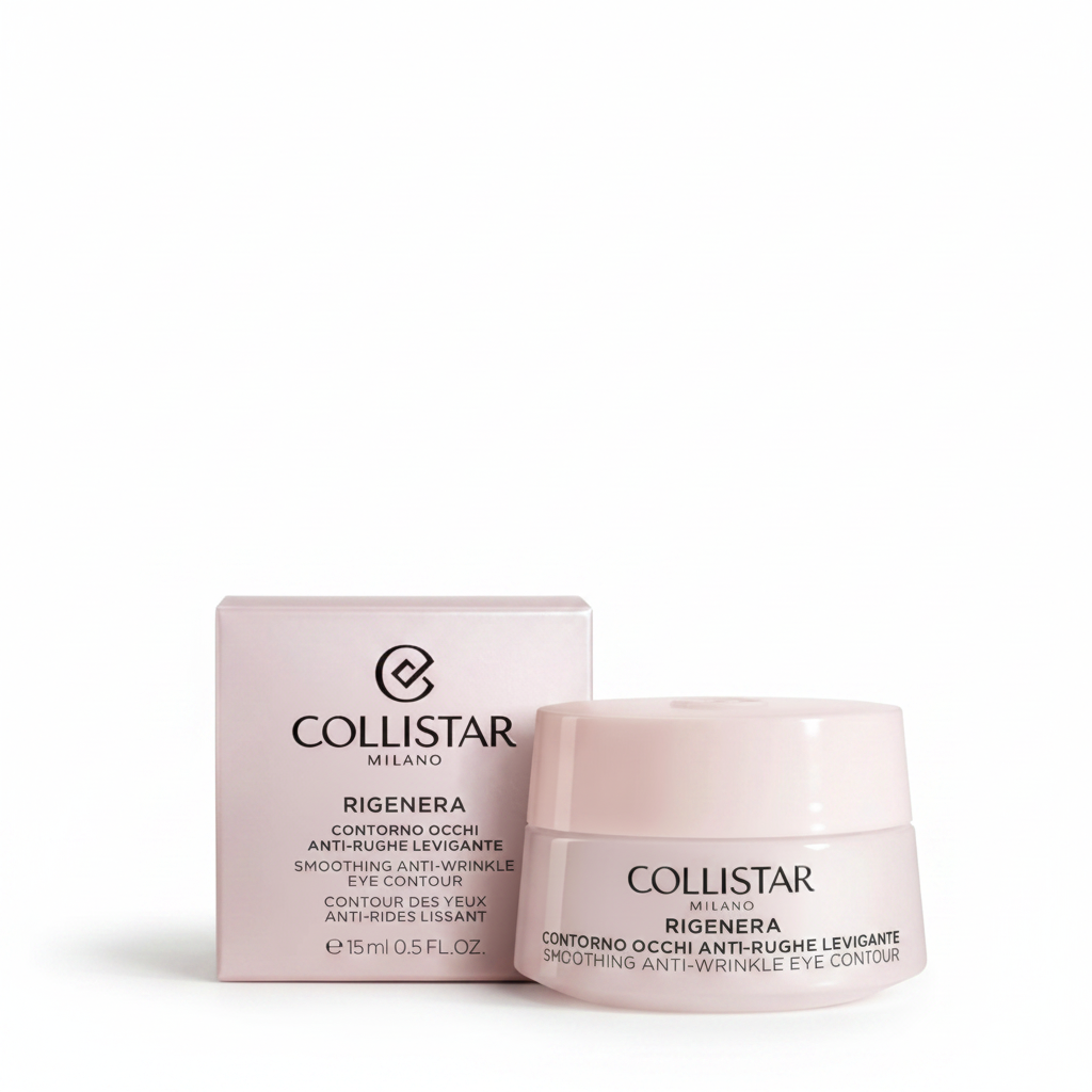 Collistar Rigenera Contorno Occhi Anti-Rughe Levigante 15ml su sfondo bianco