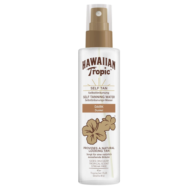 Hawaiian Tropic Self Tanning Water Dark - Autoabbronzante Solari 190ml Protezione Corpo