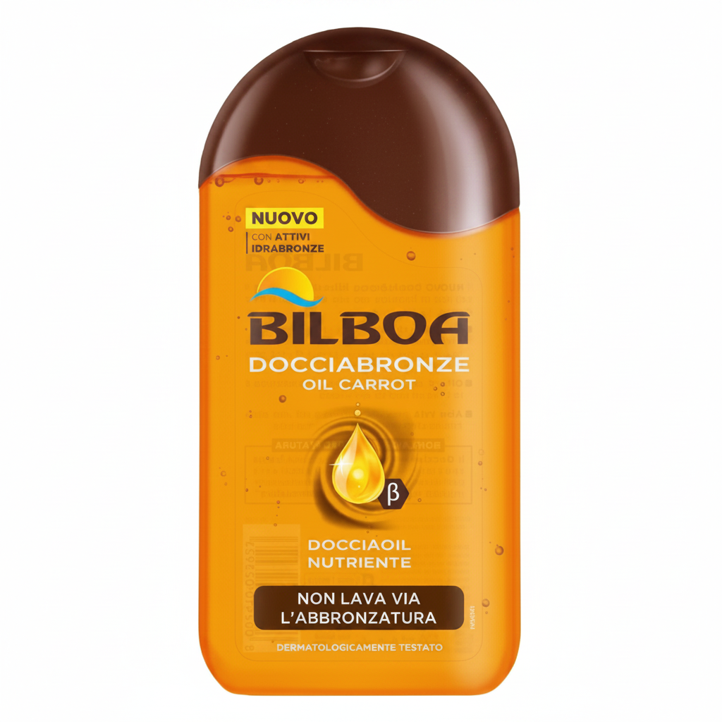 Bilboa Docciabronze Oil Carrot su sfondo bianco