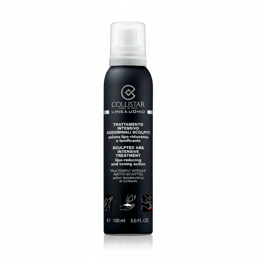 Collistar Linea Uomo Trattamento Intensivo Addominali Scolpiti 150ml su sfondo bianco