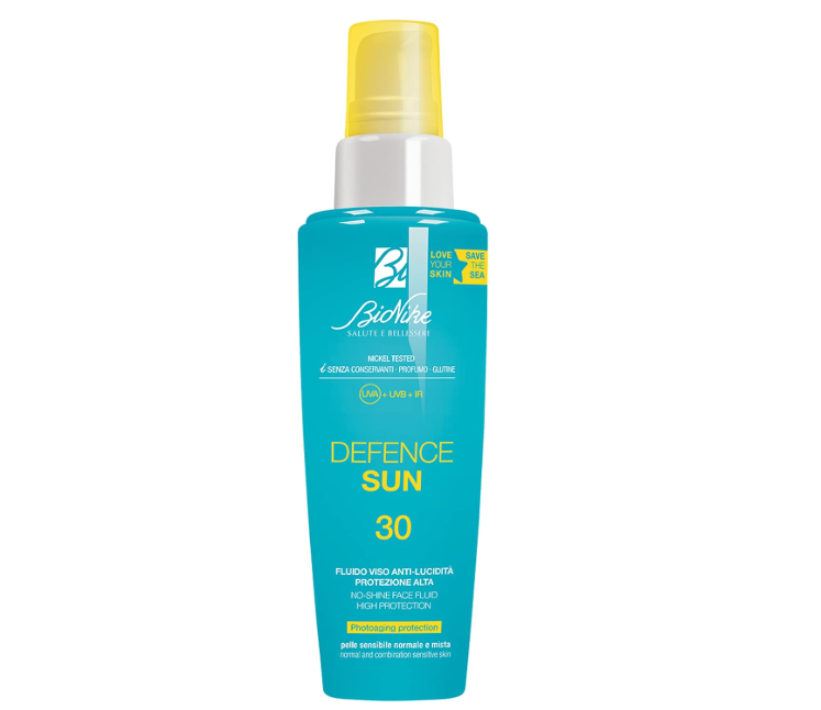 BioNike Defence Sun SPF 30 Fluido Viso Anti-Lucidà – packaging originale
