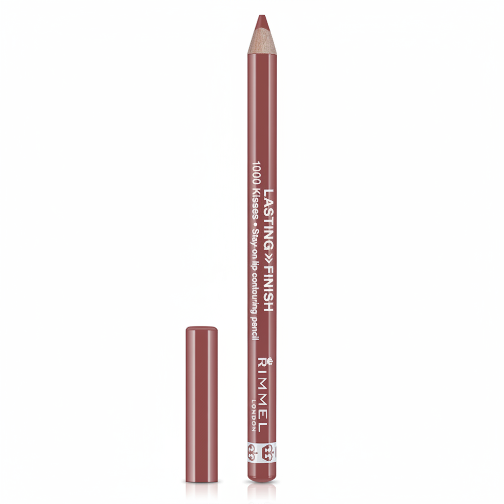 Rimmel Lasting Finish 1000 Kisses Lip Liner su sfondo bianco