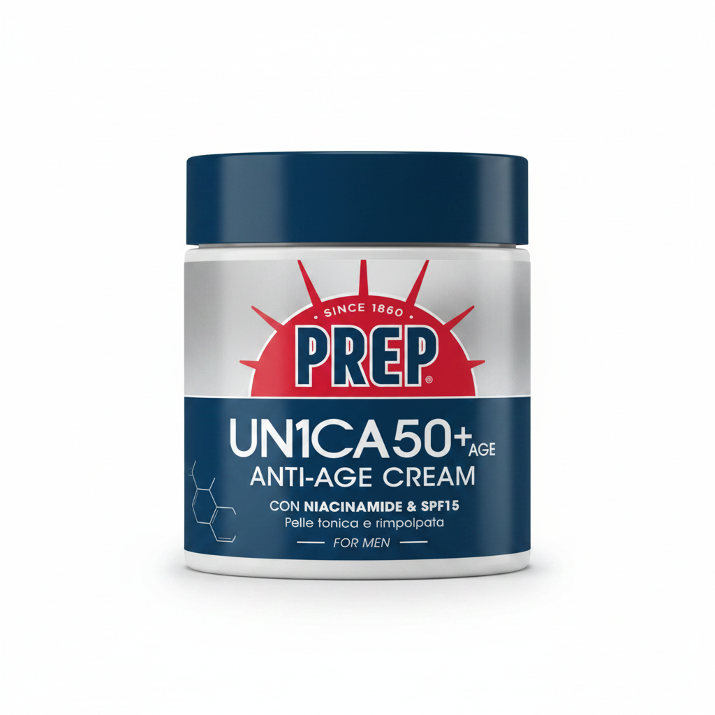PREP UN1CA 50+ Anti-Age Cream For Men – foto prodotto sfondo bianco