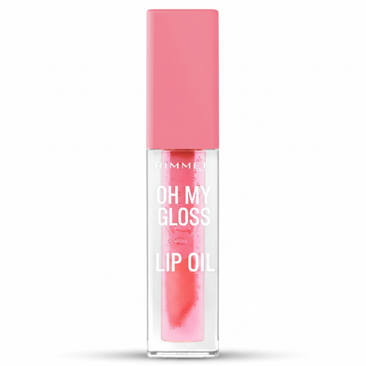 Rimmel Oh My Gloss Lip Oil – Olio Labbra su sfondo bianco