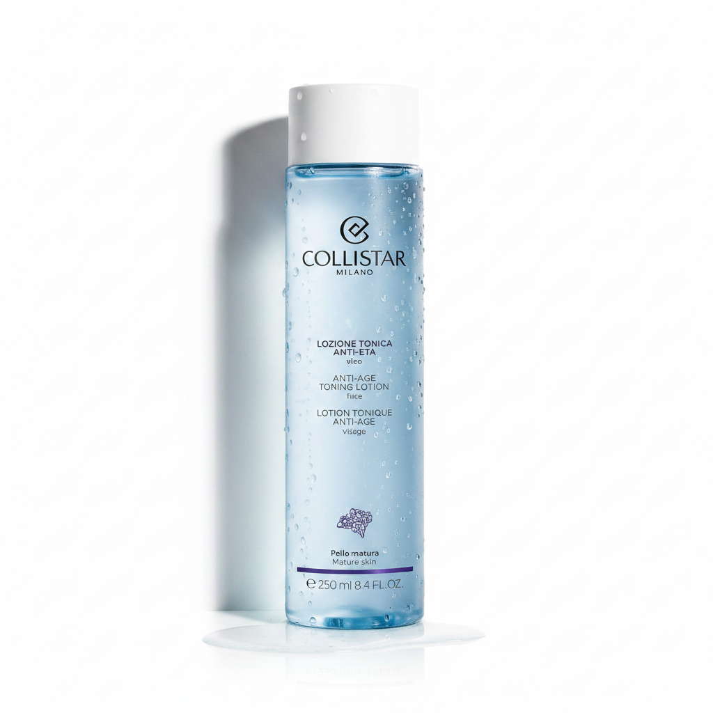 Collistar Lozione Tonica Anti-Età Viso 250ml su sfondo bianco