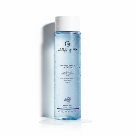 Collistar Lozione Tonica Anti-Età Viso 250ml su sfondo bianco