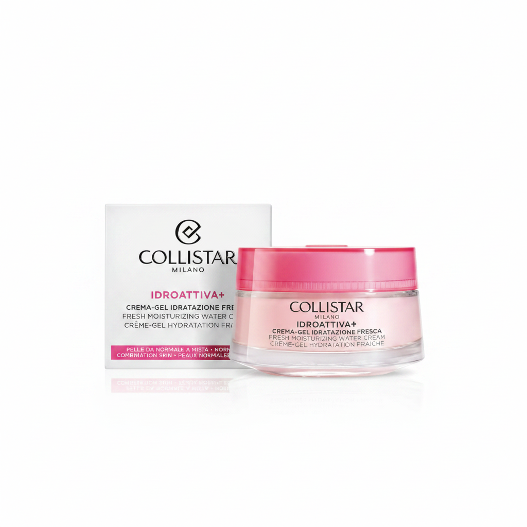 Collistar Idroattiva+ Crema-Gel Idratazione Fresca su sfondo bianco