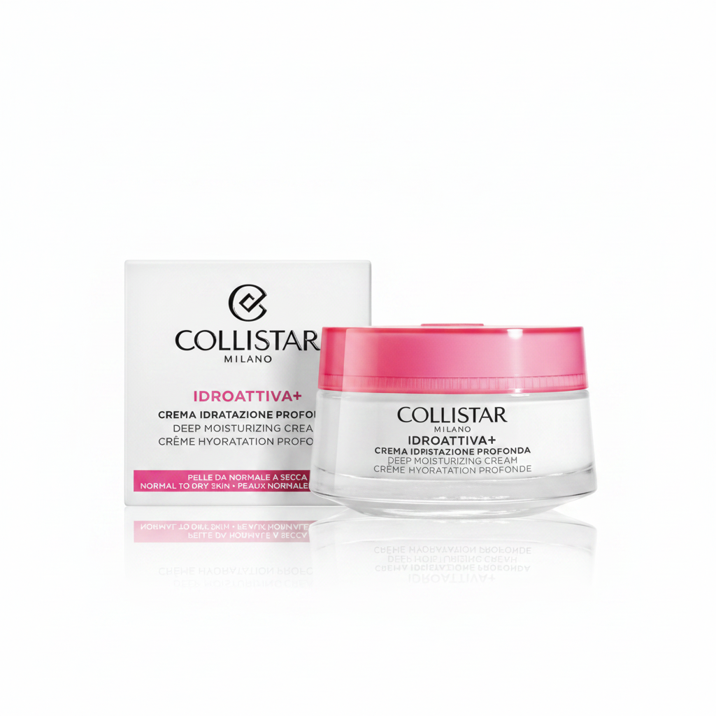 Collistar Idroattiva+ Crema Idratazione Profonda su sfondo bianco