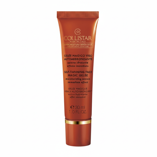 Collistar Gelée Magico Viso Autoabbronzante 30ml su sfondo bianco