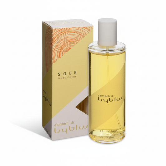 Byblos Elementi di Byblos Sole Eau de Toilette su sfondo bianco