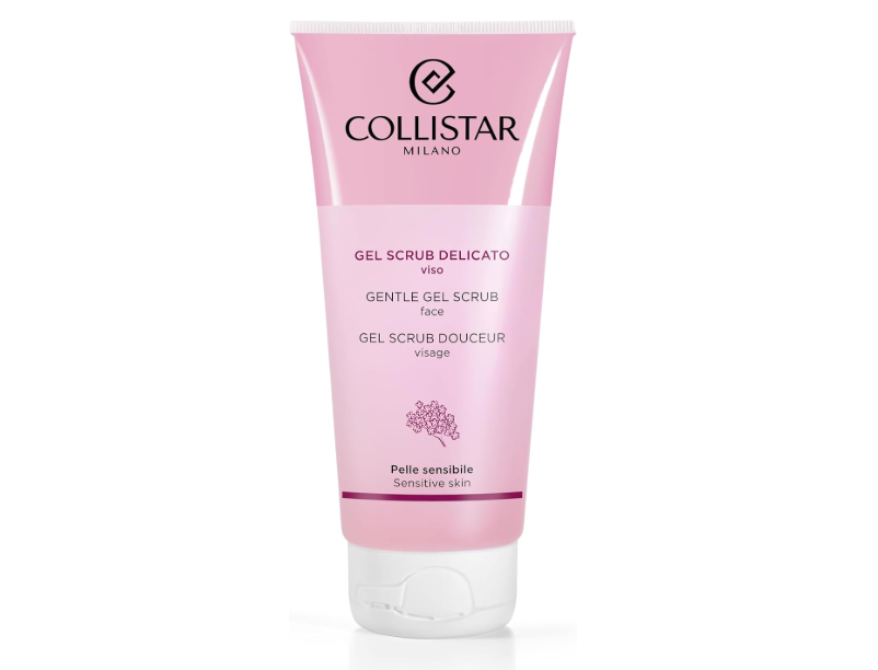 Collistar Gel Scrub Delicato Viso - tubo rosa per pelle sensibile