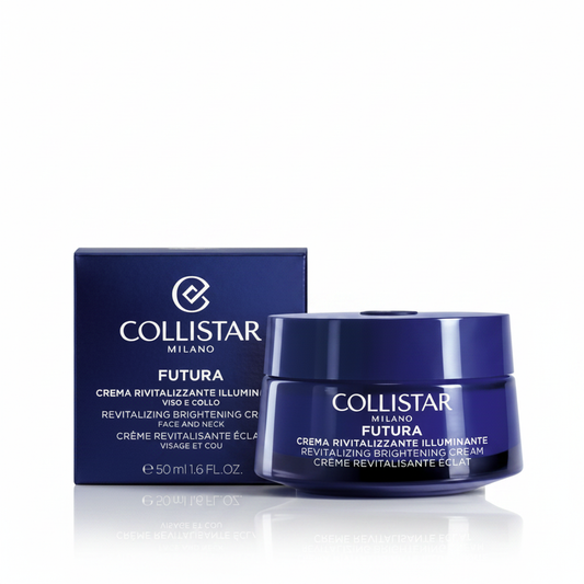 Collistar Futura Crema Rivitalizzante Illuminante 50ml su sfondo bianco