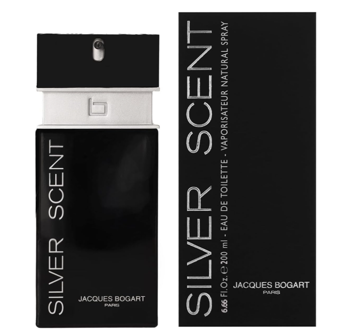 Foto originale della confezione Silver Scent di Jacques Bogart