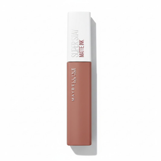 Maybelline SuperStay Matte Ink Rossetto Liquido Opaco Nude Mauve – Sfondo bianco