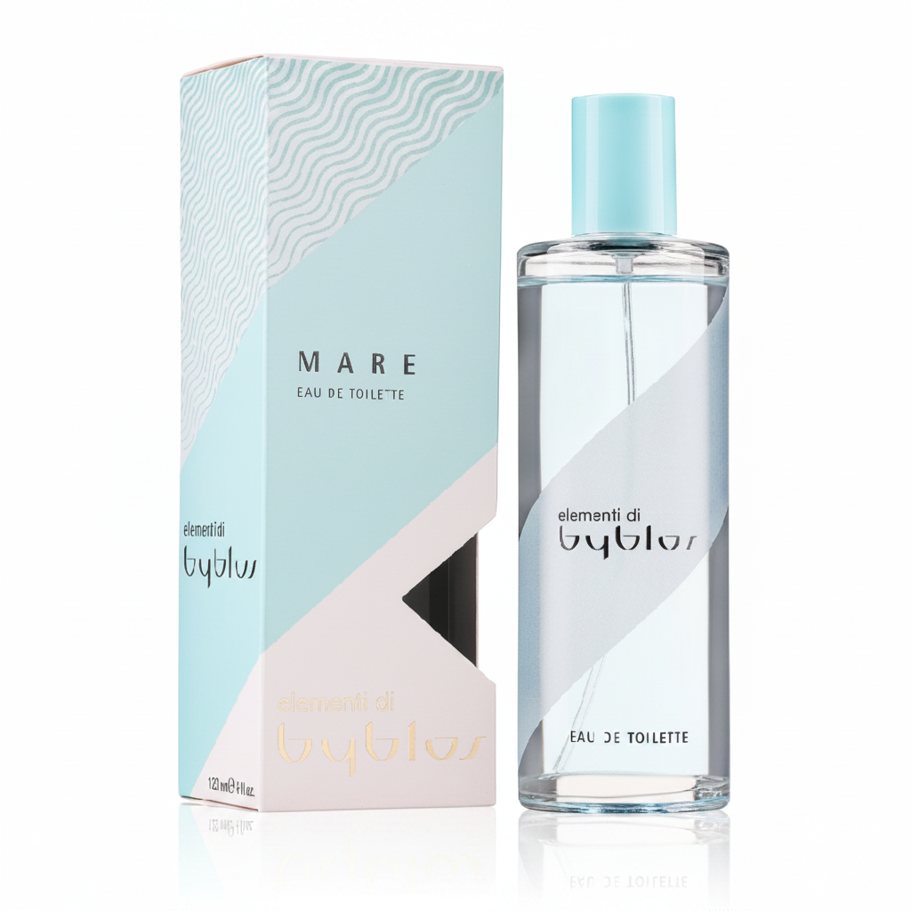 Byblos Elementi di Byblos Mare Eau de Toilette 125ml su sfondo bianco